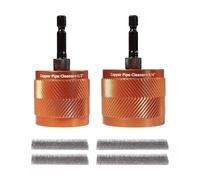 Tube Cleaner - Outil de nettoyage de tuyaux | Ensemble de nettoyage de tuyaux en cuivre | Brosse de nettoyage de tube robuste | Broyeur de tubes professionnel pour métal, PVC, Condu