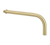 Tube Coudé en Cuivre Pur M10 Filetage Interne 15mm pour Luminaire | Laiton, Coude Petit de Sept, Réglage Souple, pour Applique Murale et Assemblage Hvac