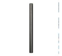 Tube creux en fibre de carbone de 10 cm pour réparation de joints de canne à pêche nécessitant un matériau haute résistance, léger et résistant (4 mm)
