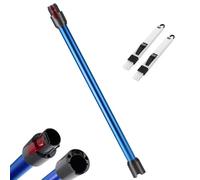Tube d’extension compatible avec Dyson V7 V8 V10 V11 V15, Tube Télescopique Rigide, Barre d’extension avec Brosses 2-en-1, Accessoire Aspirateur (Bleu)