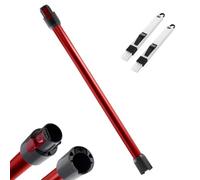 Tube d’extension compatible avec Dyson V7 V8 V10 V11 V15, Tube Télescopique Rigide, Barre d’extension avec Brosses 2-en-1, Accessoire Aspirateur (Rouge)
