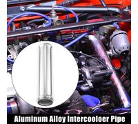 Tube d'admission d'air droit en alliage d'aluminium universel pour tuyau d'intercooler de voiture - Pack de 1, diamètre extérieur de 38mm (1,5"), longueur de 152mm (6")