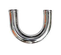 Tube D'admission D'air Froid Universel Type LS 0/45/90/180 Degrés 76mm 3 Pouces Aluminium Refroidisseur Intermédiaire Voiture Course Haute Puissance Tuyau D'admission d'air(76MM-180 Degrees)