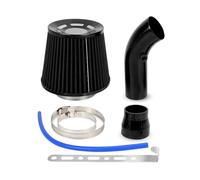 Tube D'admission Tuyau De Reniflard Kit D'admission D'air Froid Filtre À Air De Voiture Modification Cartouche Filtrante En Alliage D'aluminium 76 Mm(Le noir)