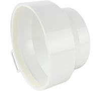 Tube D'aération En Plastique Tube Rond Entrée / Sortie D'air Réducteur Connecteur Ø 80 100 110 120 125 150 200 Mm Système De Ventilation Coude Abs Clapet Anti-Retour Bride Pvc, Reduzierverbinder Ø 100