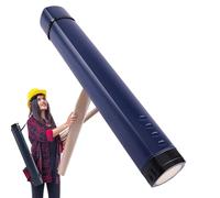Tube d'affiche de 91,4 cm - Support d'affiche avec sangle extensible - Tube de rangement portable pour toiles, documents, grandes impressions photo, artistes, illustrateurs, noir foncé, Refer to