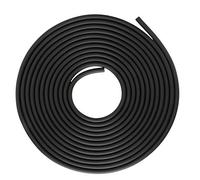 Tube d'air pour Aquarium, 5 m, Tube de Pompe à air pour Aquarium, Tuyau d'oxygène en Silicone Souple et épais, Noir, Flexible pour Aquarium, terrariums et Culture hydroponique.