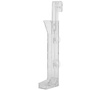 Tube d'alimentation Crevette Transparent en Acrylique pour Aquarium, Plaque De Nourrissage Intégrée - Fixation À Ventouse Et Crochets, Durable Et Pratique pour Aquarium (L)