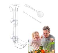Tube D'alimentation De Crevettes - Alimentation Dropper Pipe, Outil De Livraison De Aliments Pour Aquarium | Paysateur D'alimentation Du Poisson, Ensemble De Plats D'escargot, Bâton D'Al