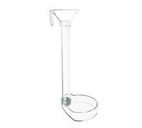 Tube d'alimentation pour aquarium avec bol facile à nettoyer en cristal acrylique transparent pour crevettes