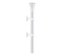 Tube d'alimentation pour aquarium - Dispositif de guide alimentaire pour poissons en acrylique, système de nutrition de précision prenant en charge les petites espèces aquatiques claires contrôle de