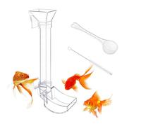 Tube d'alimentation pour aquarium - Tube d'alimentation en acrylique transparent | Assiette d'alimentation pour aquarium - Tube d'alimentation pour crevettes en acrylique avec bol d'alimentation pour