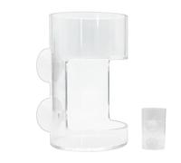 Tube d'alimentation Transparent pour Aquarium, mangeoire à crevettes, Tube d'alimentation Transparent, Distributeur de Nourriture pour Oiseaux, Accessoires d'aquarium, Distributeur de Nourriture