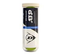 Tube de 3 balles de tennis Dunlop ATP Championship Blanc TU