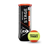 Dunlop Sport Balles de tennis mini (Stage 2) – Tube de 3 balles – Jaune