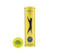 Slazenger Dunlop Wimbledon Balle de Tennis, Balle Officielle de Wimbledon, Approuvée par l'ITF, Boîte Métallique (3 Balles)
