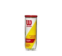 Tube de 3 balles de tennis Wilson Championship Jaune TU
