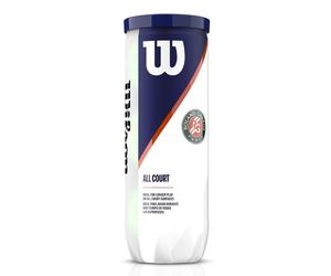 Tube de 3 Balles Wilson Roland Garros All Court