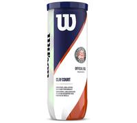 WILSON Roland Garros Official 3 Ball, 1 x 3, Yellow