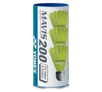 Tube de 3 volants de badminton Yonex Mavis 200 Jaune TU