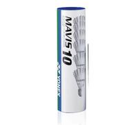 Tube de 6 volants de badminton Yonex Mavis 10 Blanc TU