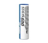 Yonex Volants de badminton Mavis 600 77 Nylon Blanc Tube de 6 Taille unique