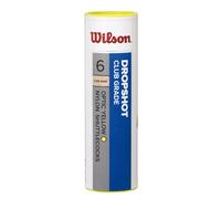 Tube de 6 volants Wilson Dropshot Jaune TU