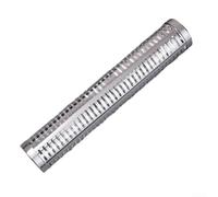 Tube de barbecue en acier inoxydable de 30,5 cm pour fumoirs électriques à gaz, charbon de bois, rehausseur de saveur de grande capacité avec finition lisse et plusieurs ouvertures