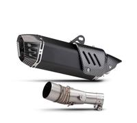 Tube de bielle Ensemble Complet Système D'échappement Acier Inoxydable Moto 51mm Pour Forza 300 Pour NSS300 2013 - 2020(Type B)
