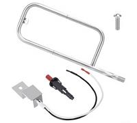 Tube de brûleur de rechange et allumage, compatible avec Weber Gas Grill Traveler Portable Series, 9010001 9013001 9020001 Q100 Q200 Facile à installer