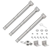 Tube de Brûleur Réglable pour Campingaz,Blooma,Charbroil,FirePlus,Pièces de Rechange de Universal Barbecue Brûleur(30,8cm a 44,9 cm)