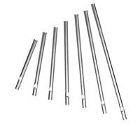 Tube de Carillon Éolien en Aluminium 7 Pièces Argenté