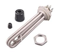 Tube De Chauffage, For Chauffe-eau À Immersion SUS304, Élément Chauffant Électrique DN32 Avec Tube De Sonde Et Bouchon À Vis(With locknut)