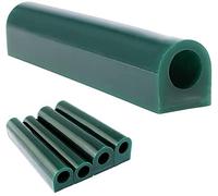 Tube de Cire à Sculpter pour Bijoux - Vert - Solide et Rond Avec Trou Central - pour Fabrication de Bagues et Sculpture - Grand Pla