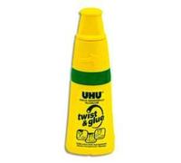 Lot de 12 Tube de colle twist and glue sans solvant, flacon de 38g UHU