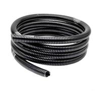 Tube de conduit ondulé en polyéthylène noir de 100 m pour protection de câble électrique industriel automobile AD10 AD11 AD13 tailles -30 C à 100 C facile à installer résistant à l'abrasion (AD10)