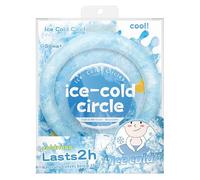 Tube de cou de refroidissement, anneau de refroidissement de cou portable pour temps chaud, refroidisseur de cou réutilisable à anneau de glace 18 ° C / 64 ° F pour les travailleurs en plein air
