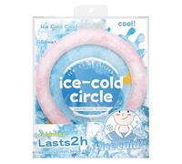 Tube de cou de refroidissement, anneau de refroidissement de cou portable pour temps chaud, refroidisseur de cou réutilisable à anneau de glace 18 ° C / 64 ° F pour les travailleurs en plein air