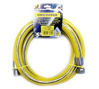 tube de cuisinière à gaz flexible 1,5 mt 1/2" EN 14800 UNICOOKER M/F CE EN 14800 L 150 cm