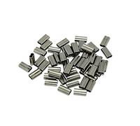 Tube De Cuivre De Pêche, Tube De Cuivre Kit De Pêche, Manchon De Sertissage à Double Barillet, 200 Pièces De Bague De Sertissage En Cuivre De 1,2 Mm, 0,8 Mm, pour Sertissage, Ligne De Pêche à Virole