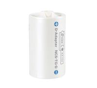 Tube de d ' Adaptateur de Batterie LR6 AA à D LR20, convertit Les Piles AA LR6 pour s ' Adapter Manchon de Lampe de Poche D LR20, Taille Facilement Le Manchon de convertisseur