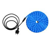 Tube de décoration guirlande lumineuse en plastique transparent 24 LEDs bleues/m