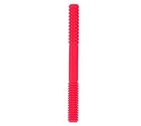 Tube de Dentition Creux, Tube de Dentition texturé de Couleur Vive avec Brosse de Nettoyage pour bébé pour la Maison (Rouge)