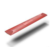 Tube de descente autocollant de protection pour VTT construit avec du gel PVC pour résister aux rayures, aux impacts de rochers et à l'utilisation fréquente des sentiers (rouge serpent)