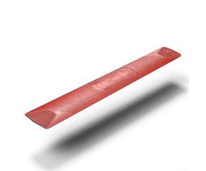 Tube de descente autocollant de protection pour VTT construit avec du gel PVC pour résister aux rayures, aux impacts de rochers et à l'utilisation fréquente des sentiers (rouge serpent)