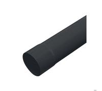 Tube de descente gouttière PVC anthracite - FIRST PLAST - Ø80 - 2 00 ml