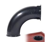 Tube de diffuseur bass reflex - Prise d'air incurvée pour subwoofer | Porte d'air robuste pour enceinte de 5 à 12 pouces | Améliore le son basse fréquence pour l'audio DIY, ca