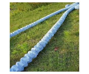 Tube de drainage perméable perforé, manchon filtre non tissé anti-obstruction, spirale acier, flexible enterré pour cour, sous-sol, route, pelouse(Dia-15cm(5.9in),L145ft/44m)