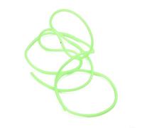 Tube de fil de pêche lumineux haute visibilité, idéal pour la pêche de nuit et en eau profonde 0 82 mm ID 11 5 m (1,5 mm x 1 m)