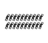 Tube de fixation en métal noir extra renforcé pour une fixation sûre dans les équipements d'entraînement et les installations à domicile - Kit de fixation de tuyau haute résistance